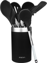 Cecotec Keukengerei Set - BPA-vrij - Hittebestendige siliconen - Met houder, pot, organizer - 10-delig
