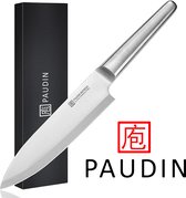 PAUDIN R1 Professioneel RVS Koksmes - 20 cm - Vlijmscherp Keukenmes - Hoogwaardig Roestvast Duits Carbonstaal - Modern Zweeds Design - Extra Hygiënisch