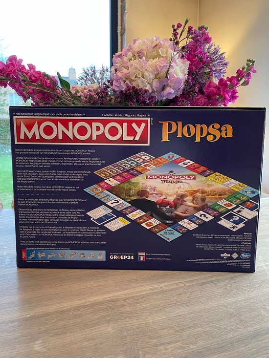Thumbnail van een extra afbeelding van het spel Plopsa - Monopoly Bordspel (Nederlands/Frans)