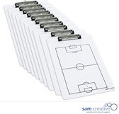 Whiteboard Klembord Voetbal (A4 set 10 stuks) | Coaching Whiteboard | Voetbal Whiteboard | Whiteboard Clipboard