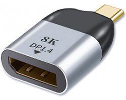 DrPhone UCE4 - USB-C male naar Displaypoort adapter 60hz 4k -  voor Windows / Android / OS X, ondersteuning voor VESA / 4K, max 8K bij 60Hz / hot-plug, plug en play