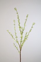 Kunstbloem Jasmijn - topkwaliteit decoratie - Groen - zijden tak - 96 cm hoog