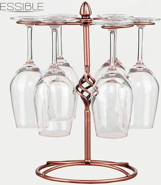 Donkersstuff - porte-verre à vin - porte-verre à vin Bronze - porte-verre  suspendu -... | bol.com