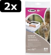 2x KATTENBAKZAK CLEAN UP 6ST