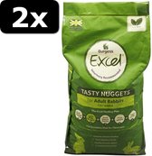 2x BURGESS EXCEL RABBIT AD 10KG