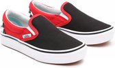 Vans CHECKERBOARD COMFYCUSH SLIP-ON Black/Red Kids 29