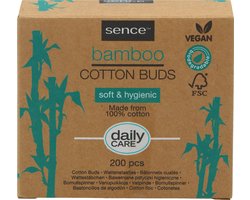 Sence Bamboe wattenstaafjes 200pcs - Bamboe - Veganistisch - Afbreekbaar - Vegan