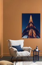 Schilderij | Dibond | Foto op Dibond | Parijs | Eiffeltoren | 80 cm x 60 cm