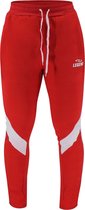 Joggingbroek dames/heren Rood Fleece  XL