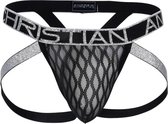 Andrew Christian Sexy Lace Y-Back Jock String - Maat XL - Erotische Heren String - Jockstrap & String combinatie - Heren Kanten Ondergoed