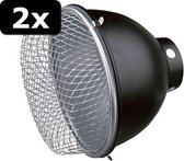 2x REFLECTORSET PRO SOCKET 14X14X13CM