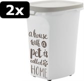 2x VOERCONTAINER STORY 20LTR