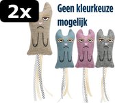 2x KAT MET FRANJES XXL ASS 15CM