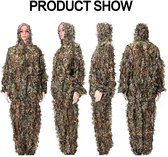 Camouflage pak - jeugd volwassen lichtgewicht blad kleding - pakken voor jungle - jacht - schieten - Airsoft - Wildlife fotografie