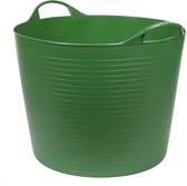 Seau de baignoire flexible / panier à linge rond vert 45 litres - Paniers de rangement