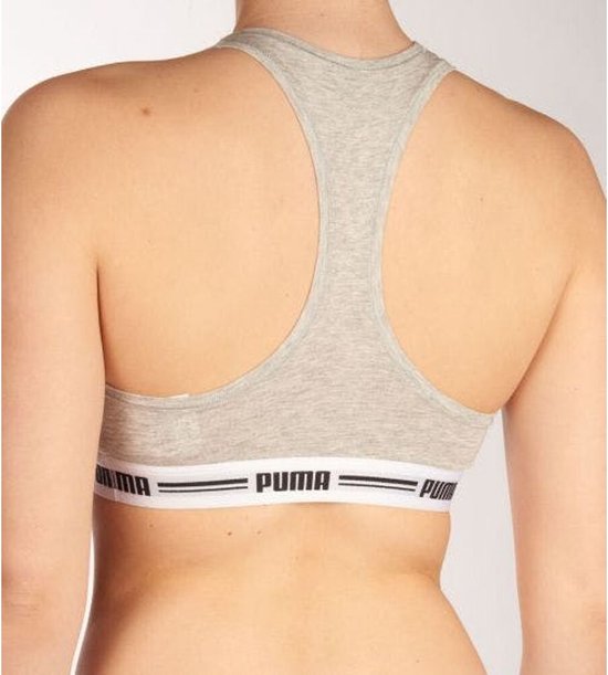 PUMA PUMA WOMEN RACER BACK TOP 1P HANG Soutien-gorge femme - gris chiné - Taille S