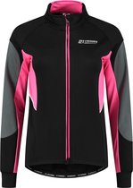 21Virages Ginevra fietsjack windprotect Dames Zwart Roze - M