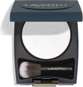 Lavertu Fix & Glow - Egaliseert en matteert de huid - Gebakken luchtige poeder - Ultra zachte finish - Universele kleur - Zuinig in gebruik - Bloemige geur - Inclusief kwastje en spiegel