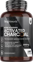 WeightWorld Detox Houtskool Activated Charcoal - 180 Capsules
