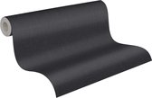 Livingwalls behangpapier effen zwart - AS-379522 - 53 cm x 10,05 m