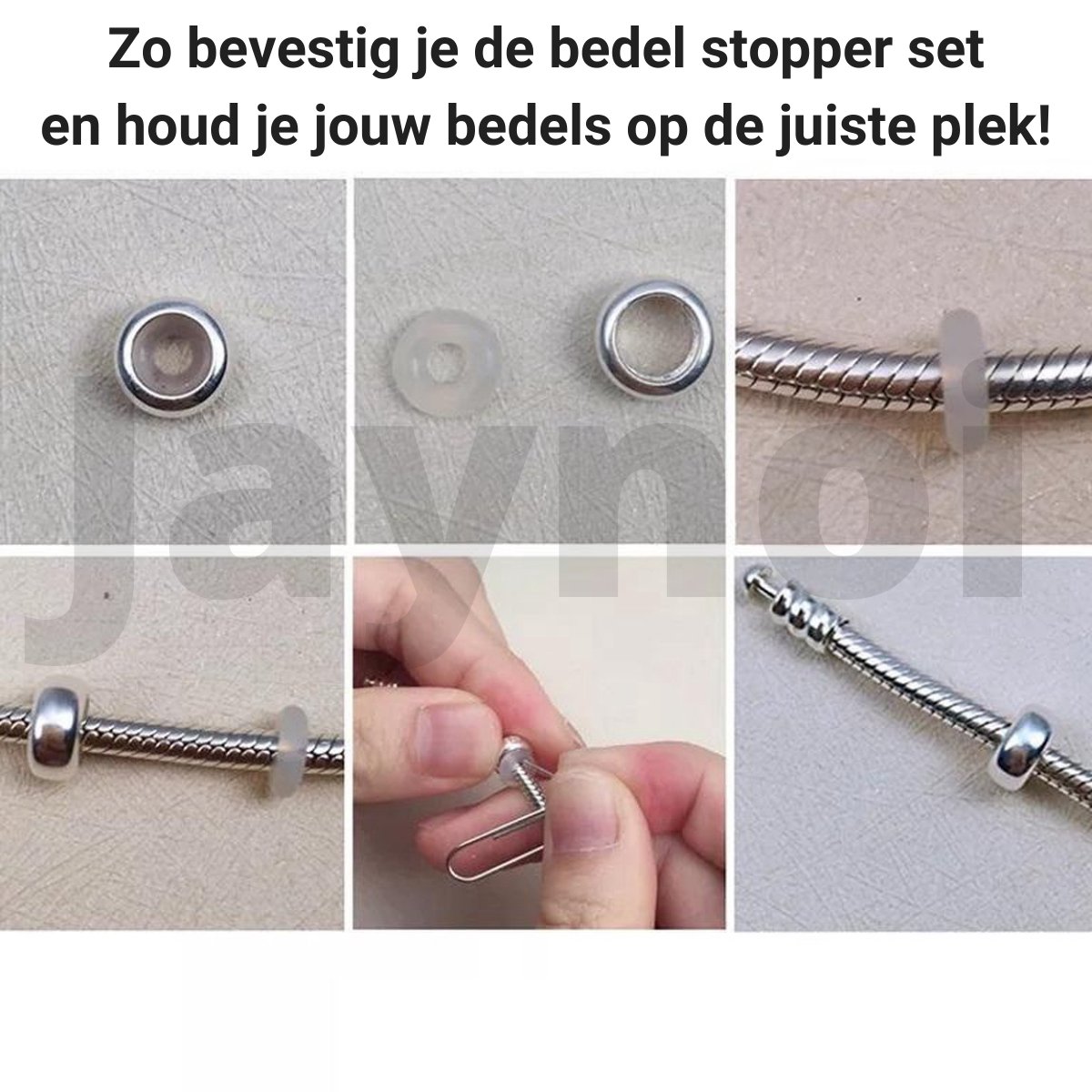 Charm stopper or - 2 Pièces - Breloques pour bracelet - Charms Pandora pour  femme -... | bol.com