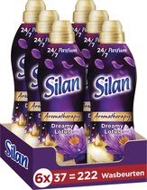 Silan Aroma Therapy Dreamy Lotus Assouplissant textile - 6 x 37 lavages - Value Pack