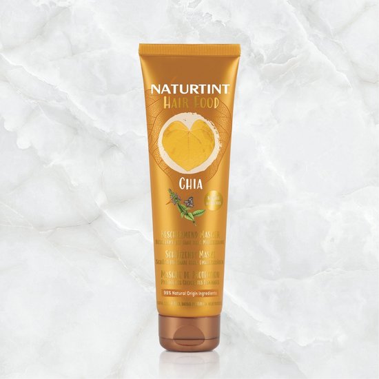 CHIA Hair Food Masque Capillaire - NATURTINT - 150ml - Vegan - SANS Microplastique