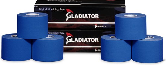 Gladiator Sports Kinesio Tape (6 rouleaux) - Bleu foncé