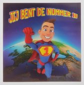 Depesche - 3D wenskaart met superheld en de tekst "Je bent de nummer 1" - 001