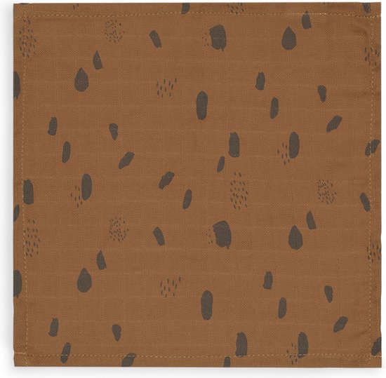 Jollein Hydrofiel Monddoekje Spot - Caramel - 3 Stuks van Jollein — afbeelding 3