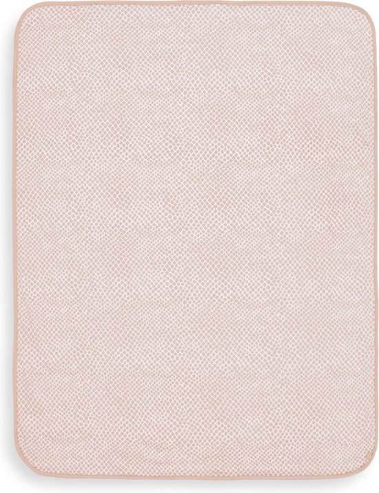 Jollein Baby Deken Jersey Wieg 75x100cm Snake - Pale Pink van Jollein — afbeelding 4