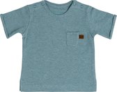 Baby's Only T-shirt Melange - Stonegreen - 62 - 100% ecologisch katoen - GOTS