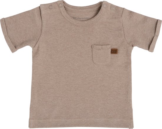 Baby's Only T-shirt Melange - Clay - 50 - 100% ecologisch katoen - GOTS