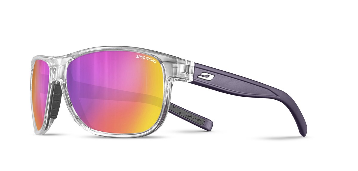 Julbo - UV Zonnebril voor volwassenen - Renegade M - Spectron 3 - Kristal & paars - maat M