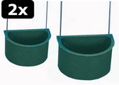2x KOLIBRIBAKJE GROEN S