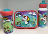 Unicorn 3-delige Lunch-Set - Schoolset -Combi-deal