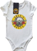 Guns N' Roses Baby romper -6-9 maanden- Classic Logo Wit