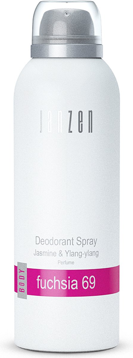 Janzen Deodorant Spray Fuchsia 69 Anti-Transpirant Spray Bloemig en Krachtig Verzorgend 150 ml
