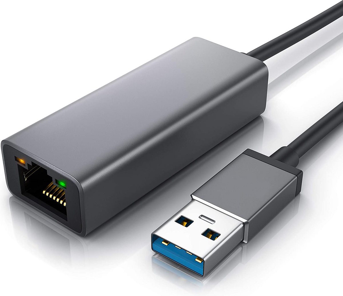 Vues USB naar Ethernet Adapter / Internet / Netwerk – 10/100/1000 Mbps - Vues