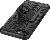 Apple iPhone SE (2022) Hoesje - Mobigear - Tire Serie - Hard Kunststof Backcover - Zwart - Hoesje Geschikt Voor Apple iPhone SE (2022)