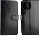 Xiaomi Mi 11 Lite Hoesje - Mobigear - Wallet Serie - Kunstlederen Bookcase - Zwart - Hoesje Geschikt Voor Xiaomi Mi 11 Lite