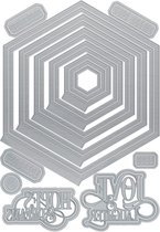 Tonic Studios My memory book Base mal set Hopes in hexagon
