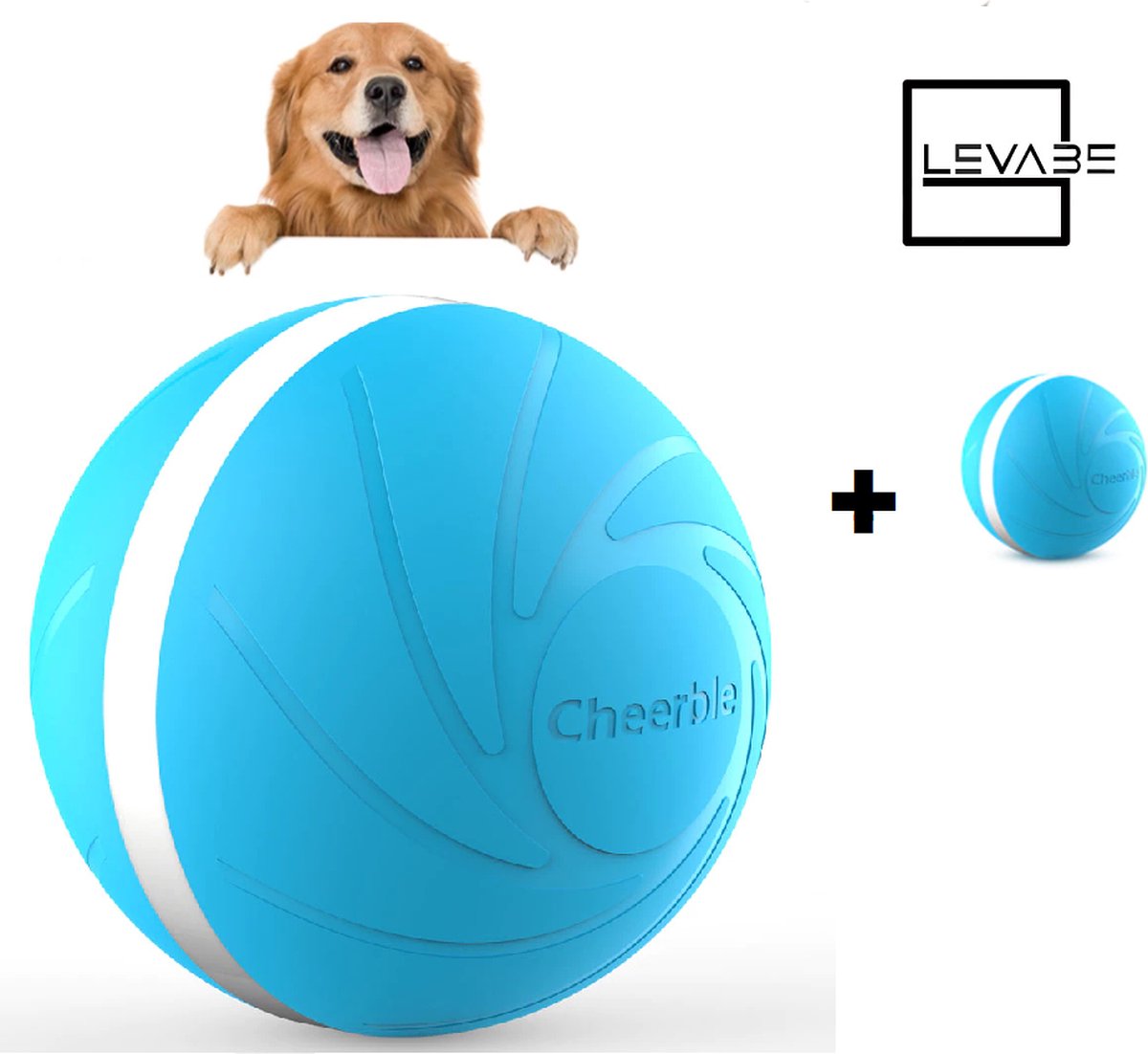 Cheerble ball 2.0 - Balle auto-roulante interactive intelligente pour chiens  - PLUS... | bol.com