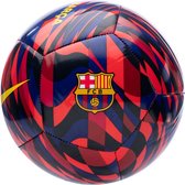 Nike FC Barcelona Voetbal Pitch - Bordeaux/Blauw/Geel