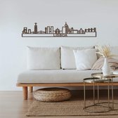 Skyline Lissabon Notenhout 130 Cm Wanddecoratie Voor Aan De Muur Lissabon City Shapes