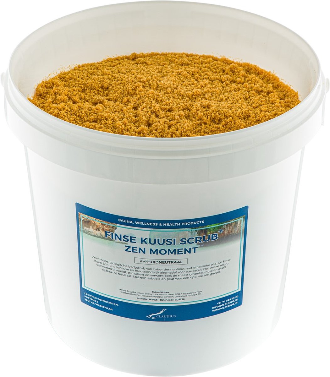 Goedkoopste Kuusi Scrub Zen Moment 10 liter - Hydraterende Lichaamsscrub