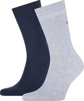 Tommy Hilfiger Sokken Blauw  - Maat 39-42 - Heren - Lente/Zomer Collectie -