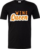 Shirt koningsdag dames-wine queen-Maat Xxl