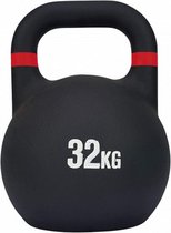 Pro kettlebell 32kg rood