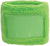 polsband Label 8 cm katoen/elastaan groen one-size